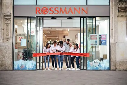 ROSSMANN Neueröffnung offizielles Bild