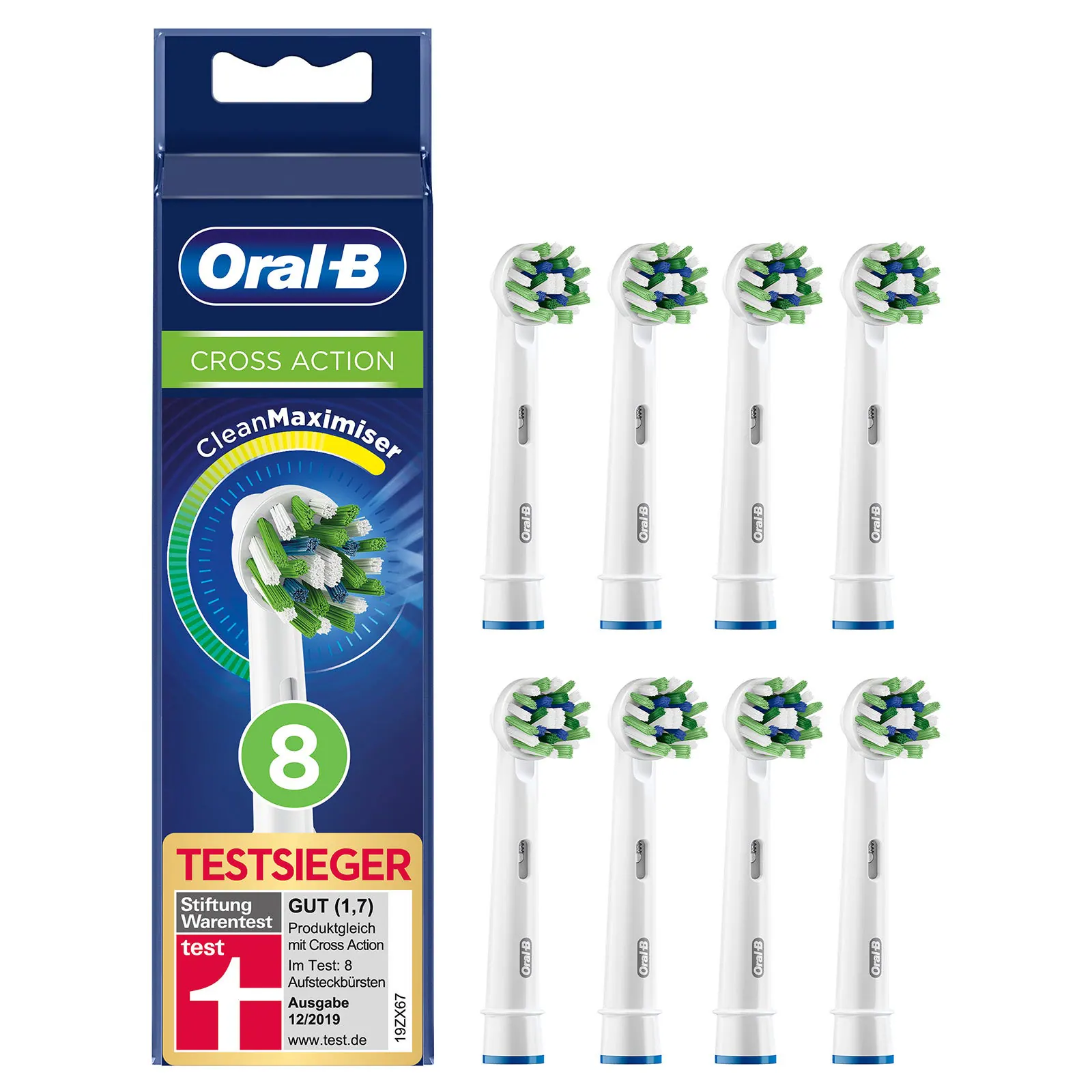 Oral-B CrossAction Ersatzbürsten im 8er-Pack