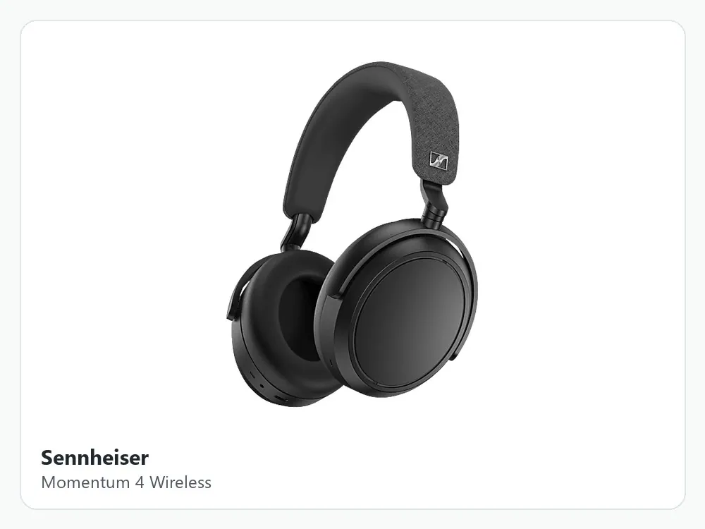 Sennheiser Momentum 4 Wireless Black