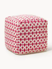 Outdoor-Pouf Yamir mit Webmuster bei Westwing