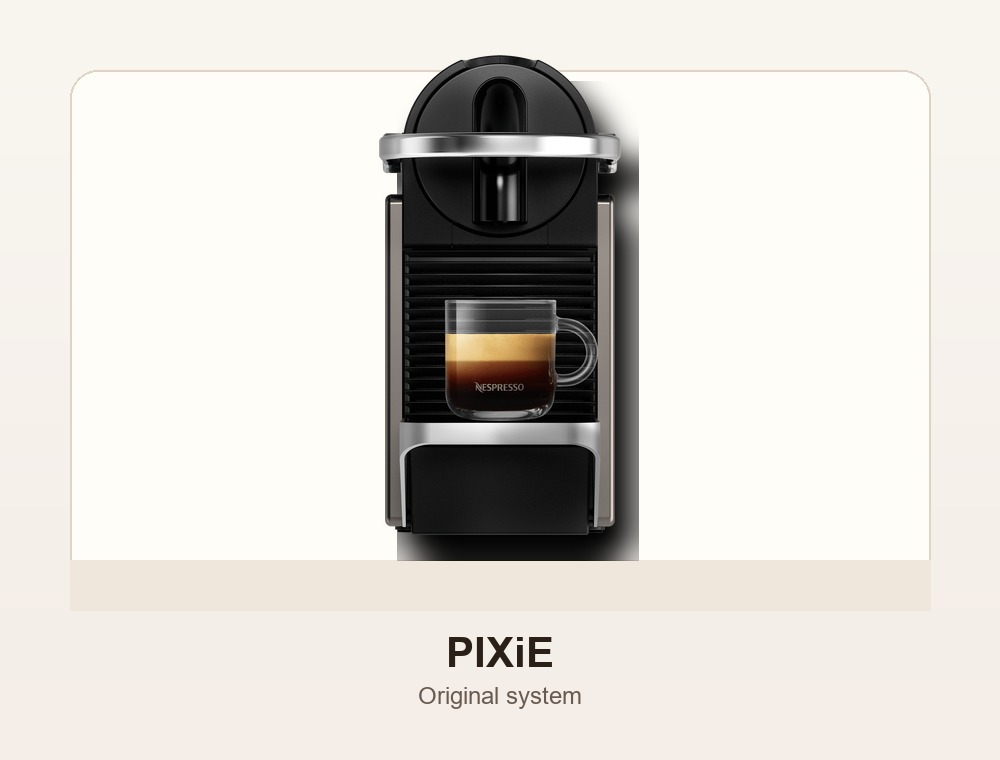De'Longhi Nespresso Pixie EN127.S 银色胶囊咖啡机